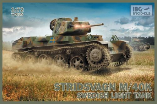 IBG Model 1:72 Stridsvagn m/40 K Swedish light tank