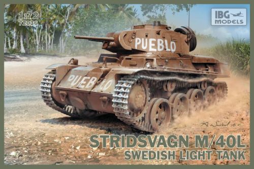 IBG Model 1:72 Stridsvagn M/40 L Swedish light tank