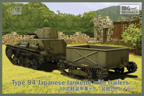 IBG Model Type 94 Japanese tankette with trailers (2 trailers in the box!)