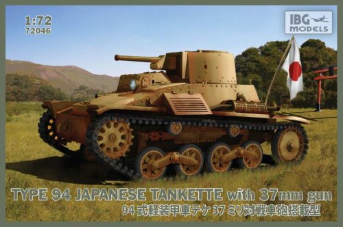 IBG Model 1:72 Type 94 Japanese tankette with 37mm gun harcjármű makett