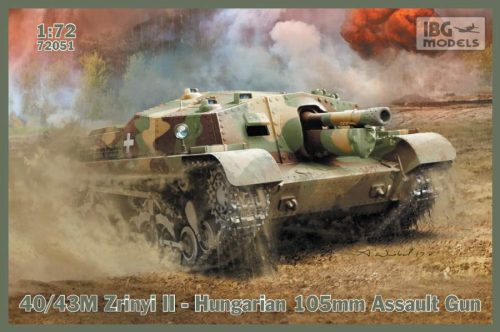 IBG Model 1:72 40/43M Zrinyi II - Hungarian 105mm Assault Gun