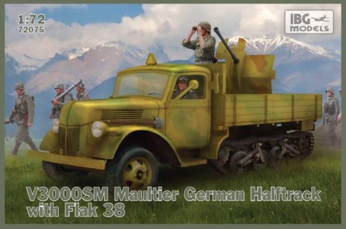 IBG Model 1:72 V3000S/SS M Maultier with Flak 38