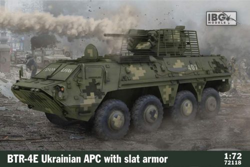 IBG Model IBG72118 1:72 BTR-4E Ukrainian APC with slat armor