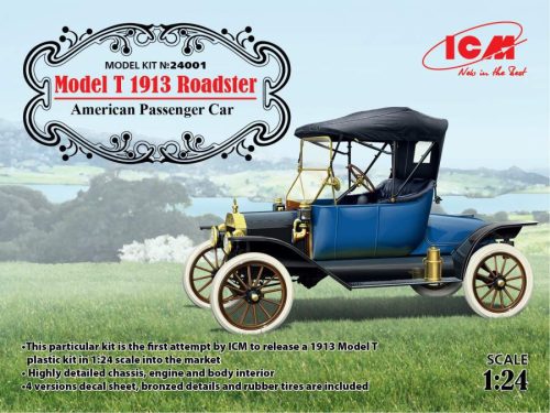 ICM 1: 24 Model T 1913 Roadster, American Passenger Car