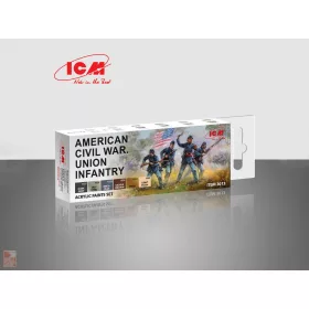 ICM Acrylic Paint Set for American Civil War 6 x12 ml