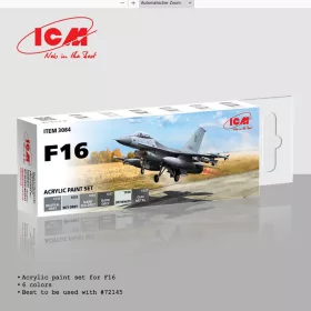 ICM Acrylic paint set for F16