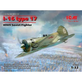 ICM 1:32 I-16 type 17, WWII Soviet Fighter