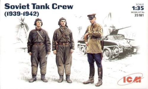 ICM 1:35 Soviet Tank Crew 1939-1942 (szovjet harckocsizók)