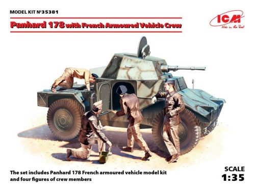 ICM 1:35 Panhard 178 with French Armoured Vehicle Crew