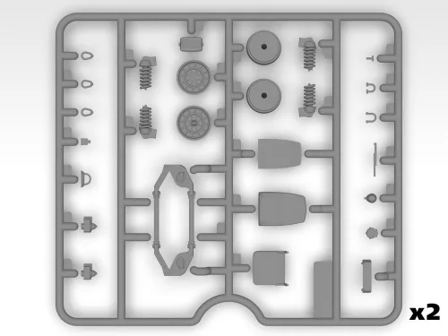 ICM 1:35 M1025A2 Hummer Armament Carrier