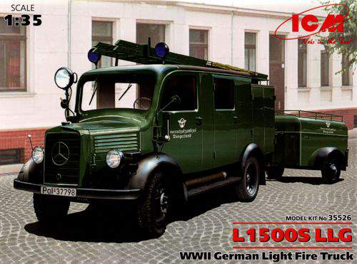 ICM 1:35 L1500S LLG, WWII German Light Fire Truck