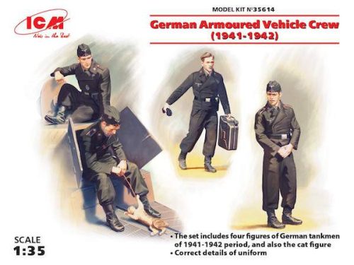ICM 1:35 German Armoured Vehicle Crew (1941-1942) (WWII)