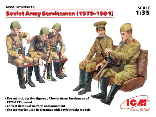 ICM 1:35 Soviet Army Servicemen (1979-1991)