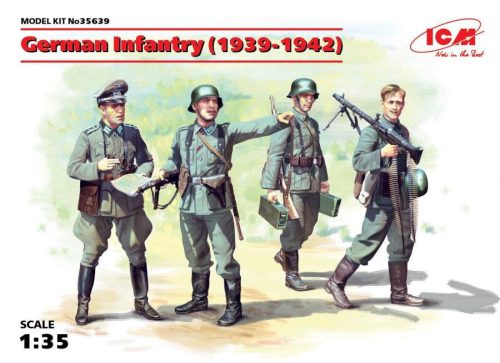 ICM 1:35 German Infantry (1939-1941) (4 figura)