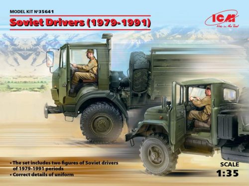ICM 1:35 Soviet Drivers (1979-1991) (2 figures) figura makett