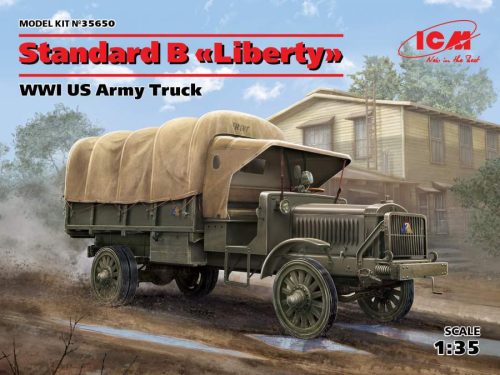 ICM 1:35 Standard B 'Liberty' WWI U.S. Army Truck harcjármű makett
