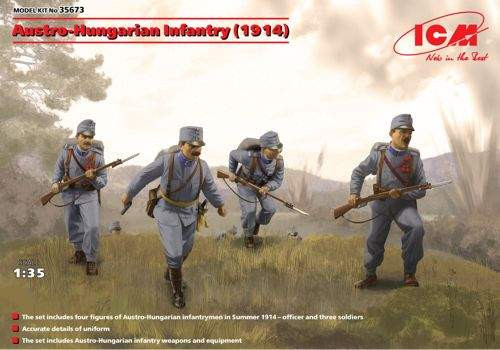 ICM 1:35 Osztrák-Magyar gyalogság I.világháború (1914) 