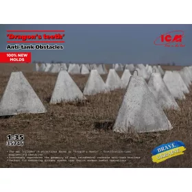   ICM 1:35 'Dragon's teeth', ?nti-tank Obstacles (100% new molds)