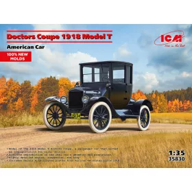   ICM 1:35 Doctors Coupe 1917 Model T, American Car (100% new moulds)