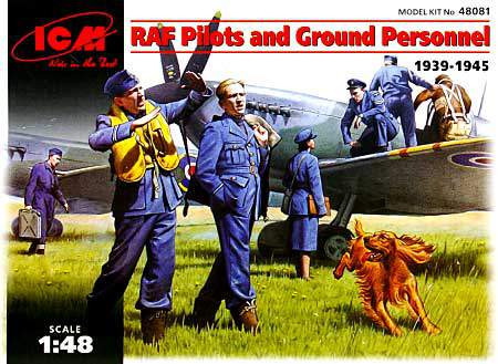ICM 1:48 RAF Pilots and Ground Personnel 1939-1945
