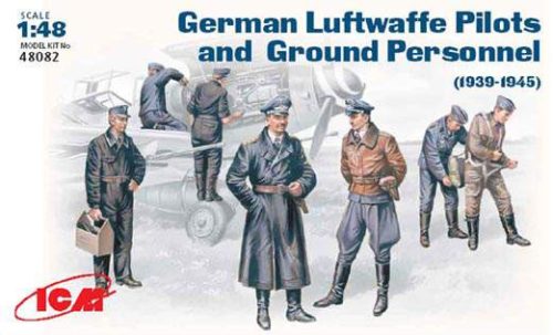 ICM 1:48 WWII Luftwaffe Pilots and Ground Personnel 1939-1945