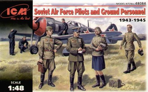 ICM 1:48 Soviet Air Force Pilots and Ground crew