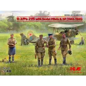   ICM 1:48 U-2/Po-2VS with Soviet Pilots & GP (1943 -1945) Limited