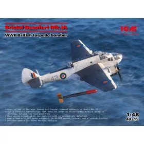 ICM 1:48 Bristol Beaufort Mk.IA, WWII British torpedo bomber