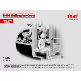 ICM 1:35 S-64 Helicopter Crew (100% new moulds)