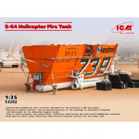 ICM 1:35 S-64 Helicopter Fire Tank