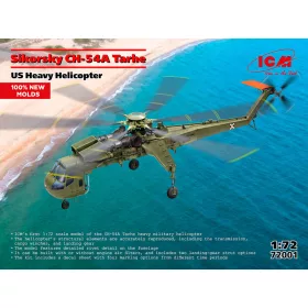   ICM 1:72 Sikorsky CH-54A Tarhe, US Heavy Helicopter (100% new moulds)