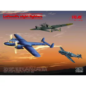   ICM 1:72 Luftwaffe night fighters (Messerschmitt Bf 109E-4, FW 189A-1, Do 17Z-10)