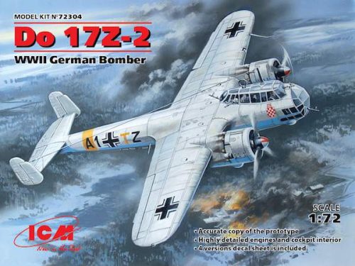 ICM 1:72 Dornier Do 17Z-2 WWII German Night Fighter