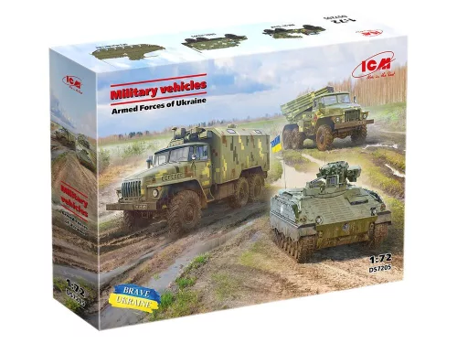 ICM 1:72 Military vechicles of the Armed Forces of Ukraine (SPz Marder 1A3, URAL-43203, BM-21 'Grad')