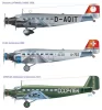 Italeri 1:72 Junkers JU-52/3 M 'Tante Ju' repülő makett