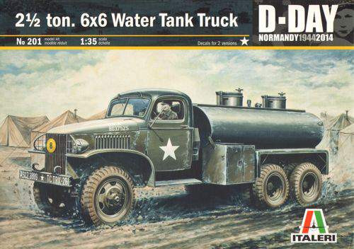 Italeri 1:35 - 2.5-ton 6x6 Water Tank Truck