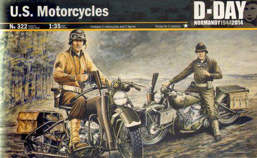 Italeri 1:35 - U.S. Motorcycles WW2