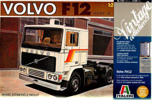 Italeri 1:24 Volvo F12 Vintage Collection