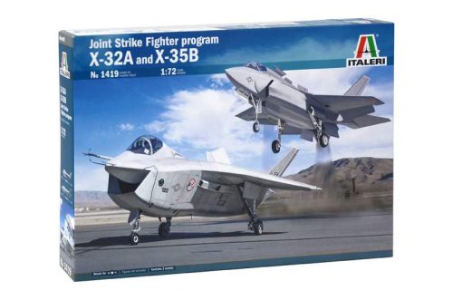 Italeri 1:72 JSF project - X-32 és X-35B repülő makett