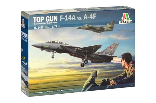 Italeri 1:72 ”Top Gun” F-14A Vs A-4M repülő makett