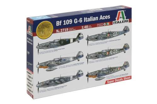 Italeri 1:48 Aircraft BF 109 G-6 Italian Aces