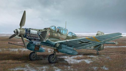 Italeri 1:48 Ju 87 G-2 Stuka repülő makett