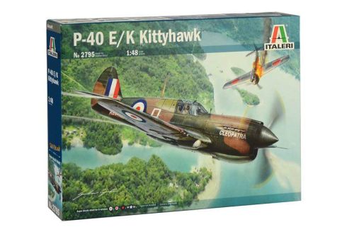 Italeri 1:48 P-40 E/K Kittyhawk repülő makett