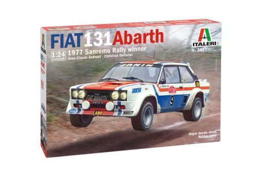 Italeri 1:24 Fiat 131 Abarth 1977 Sanremo Rally Winner