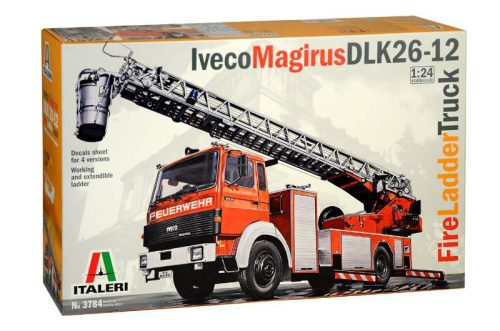 Italeri 1:24 Fire Ladder Truck Iveco-Magirus DLK