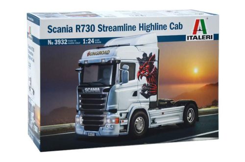 Italeri 1:24 Scania R730 Streamline Highline cab kamion makett