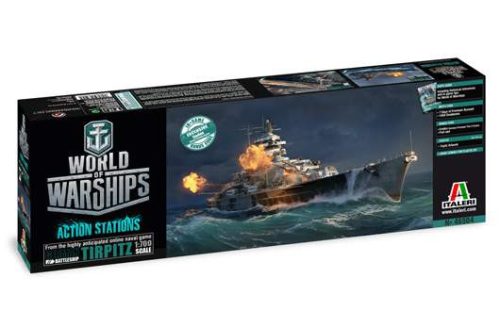 Italeri 1:700 World of Warships - German Battleship Tirpitz