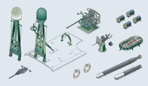 Italeri 1:35 PT Boat Conversion Kit