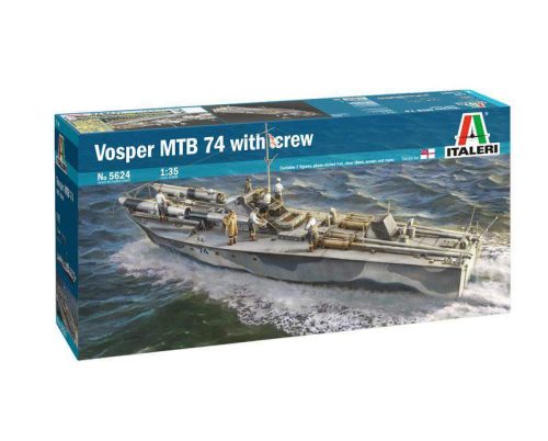 Italeri 1:35 Vosper MTB 74 With crew