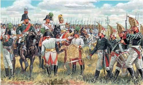 Italeri 1:72 Napoleonic Wars Allied General Staff